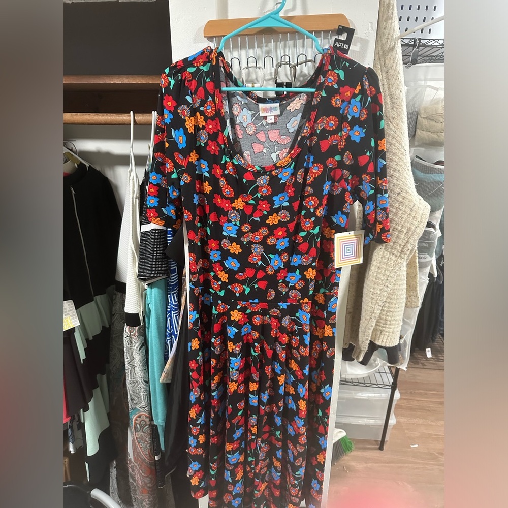 Lularoe Nicole dress Sz 2X NWT